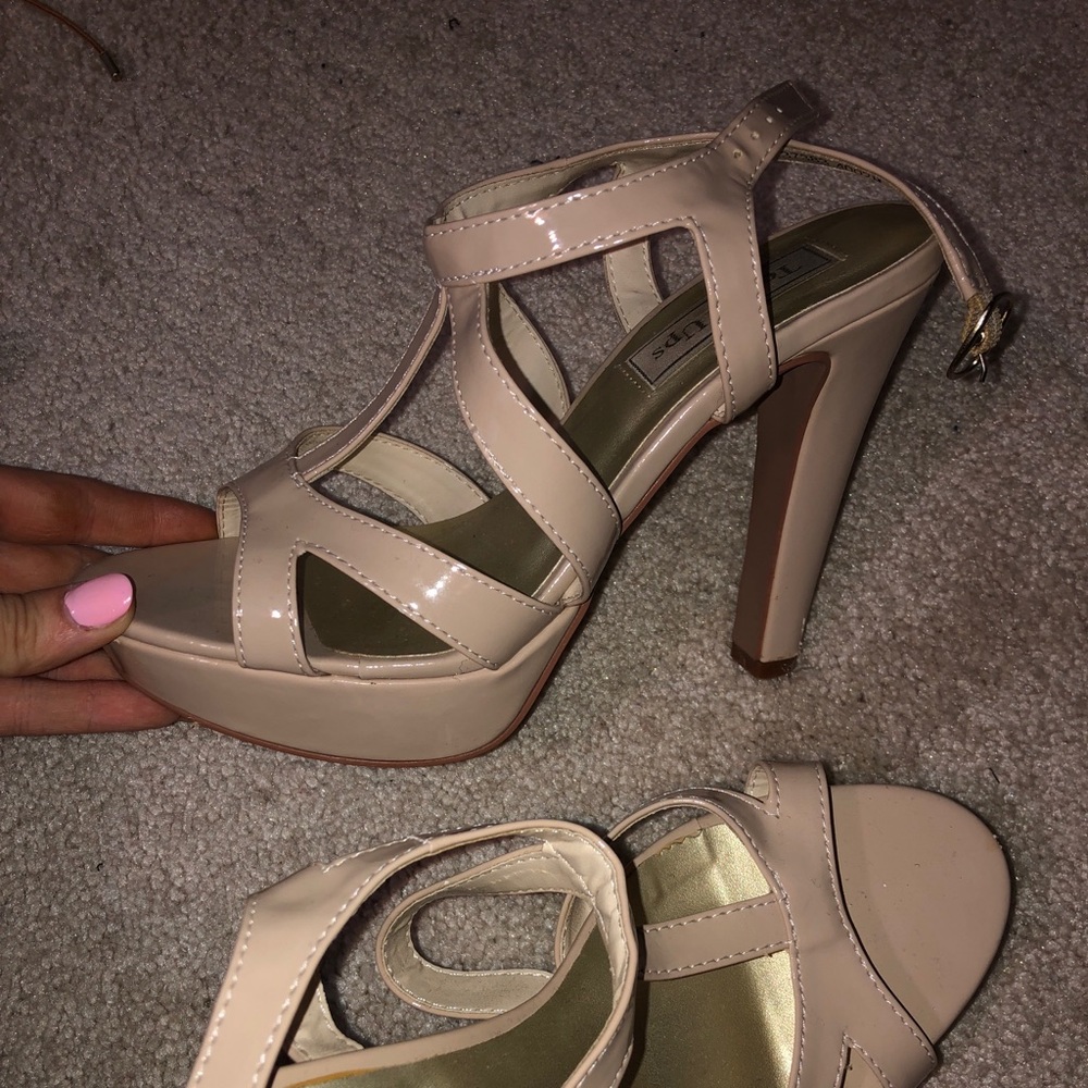 Touch Ups nude high heels
